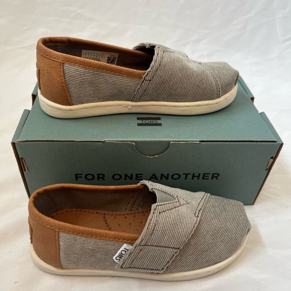 Tom’s Cement Micro/Corduroy/Synthetic Leather Flats